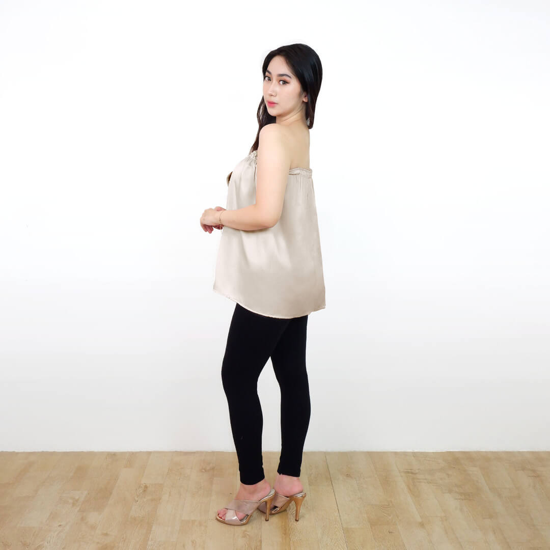 FOLVA Kemben SPA Facial Salon Satin Premium Polos 1813XAKB Grey (5)