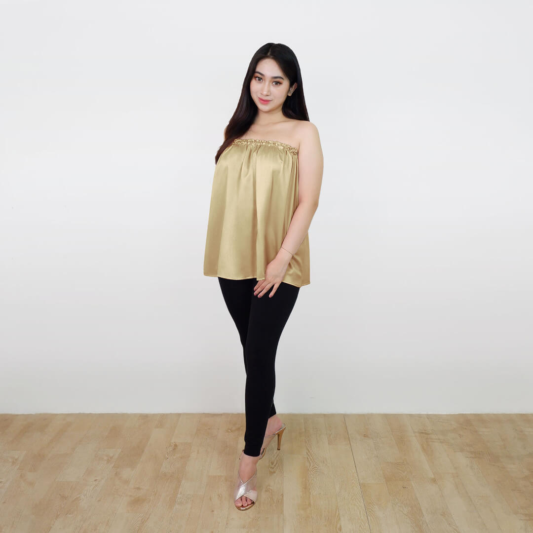 FOLVA Kemben SPA Facial Salon Satin Premium Polos 1815XGKB Gold (3)