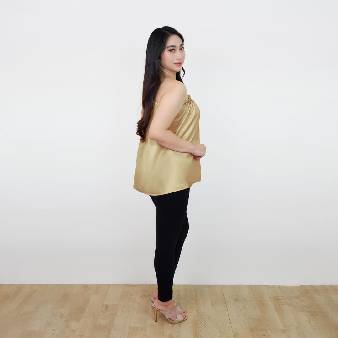 FOLVA Kemben SPA Facial Salon Satin Premium Polos 1815XGKB Gold (5)