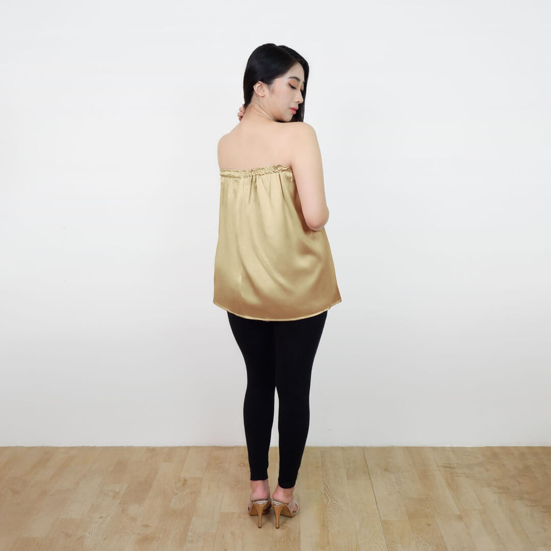 FOLVA Kemben SPA Facial Salon Satin Premium Polos 1815XGKB Gold (6)