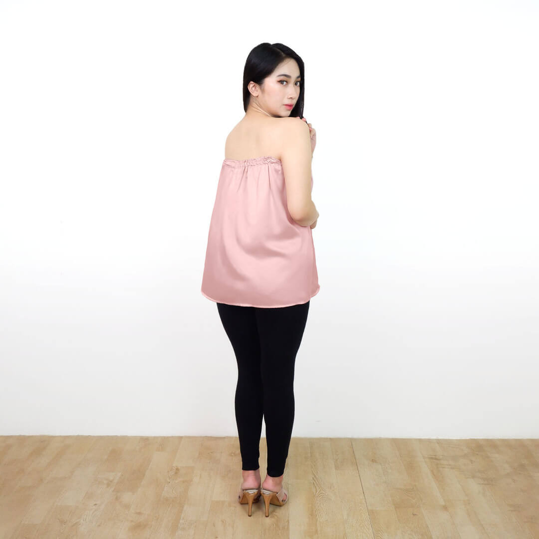 FOLVA Kemben SPA Facial Salon Satin Premium Polos 1816XCKB Dusty Pink (6)